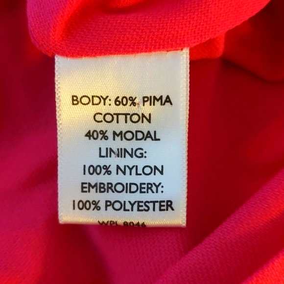 Embroidered PINK Spaghetti Strap MINI DRESS SZ LARGE - Picture 7 of 10